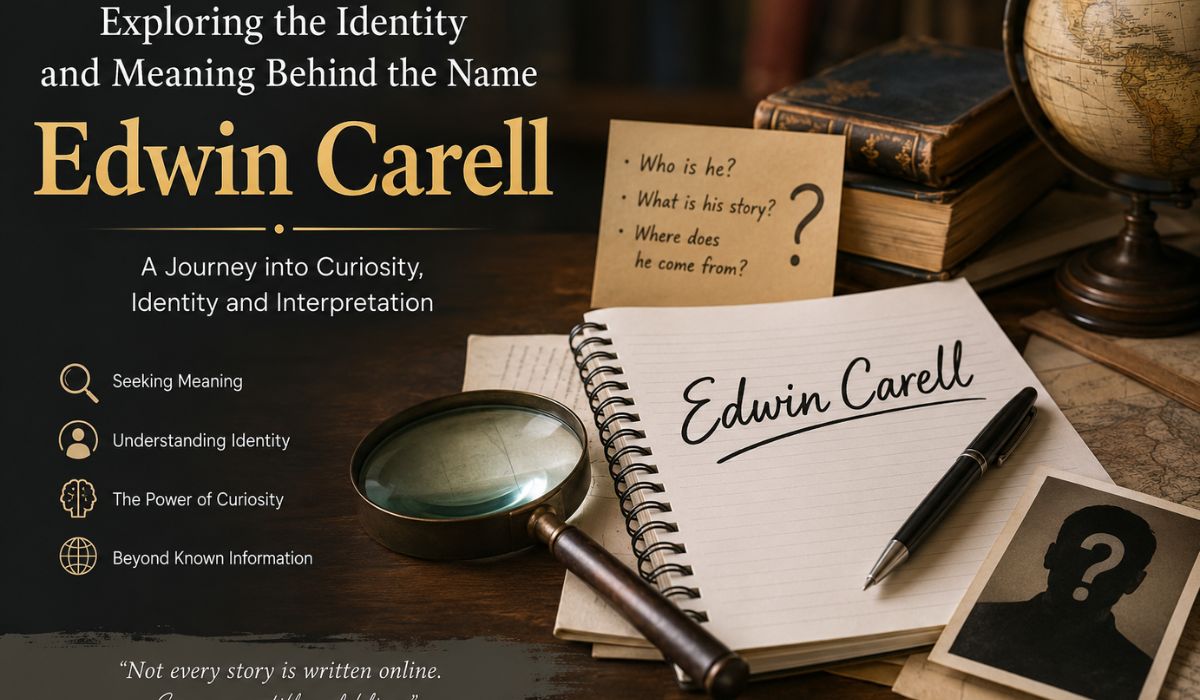 Exploring the Identity and Meaning Behind the Name Edwin Carell