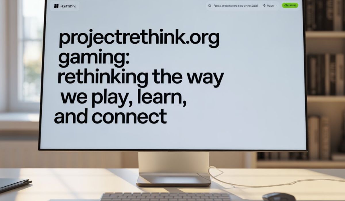 ProjectRethink.org Gaming: Rethinking the Way We Play, Learn, and Connect