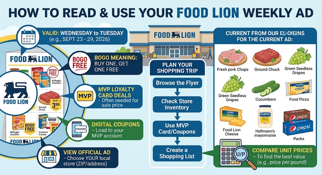 Food Lion Ad: This Week's Deals and How to Read the Weekly Circular